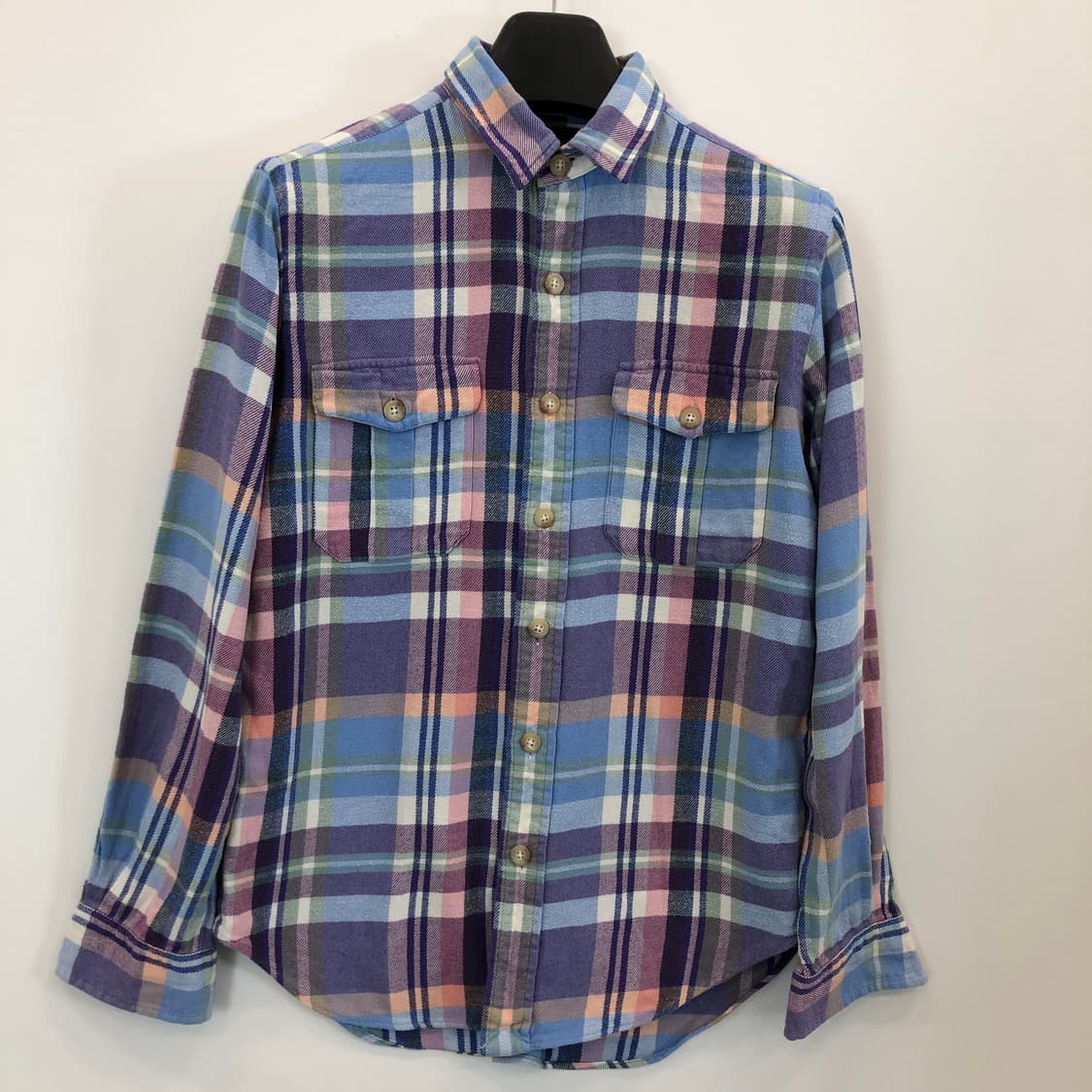 폴로 랄프로렌 파스텔 플란넬셔츠 M 상품이미지1