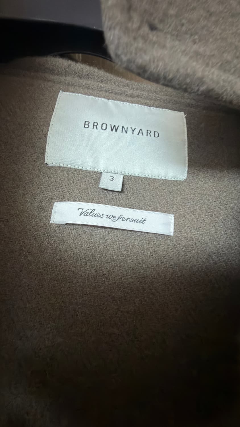 브라운야드 24fw 더플코트 올리브 그레이 / 3 사이즈 상품이미지2