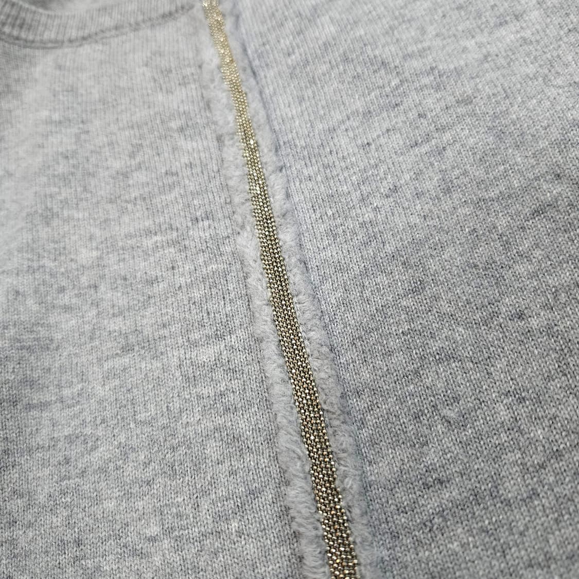 (미사용)파비아나필리피 in Italy 캐시미어 센터 골든 펄 니트  상품이미지5