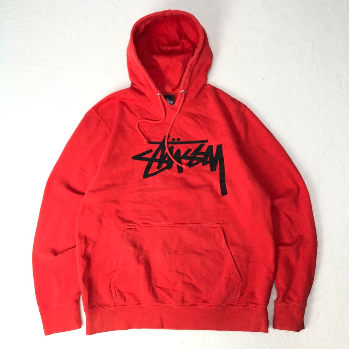 2000s 올드 스투시 빅 스탁로고 후드티 상품이미지1
