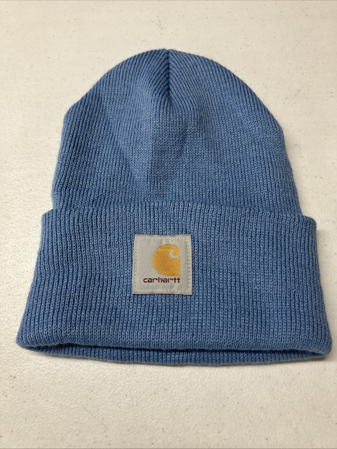 칼하트 로고 패치 워치햇 비니 블루 상품이미지1