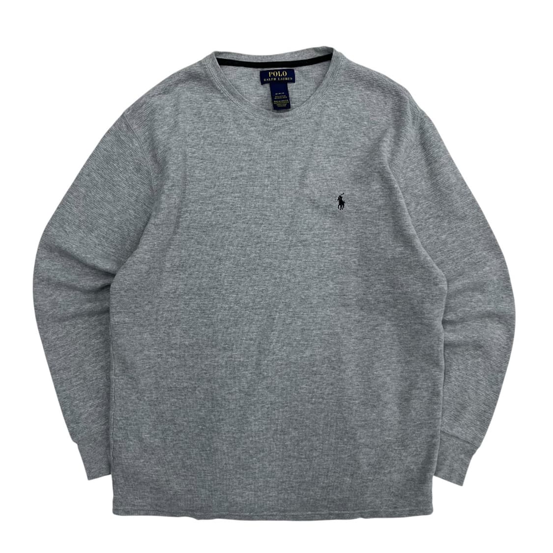 폴로 랄프로렌 블랙포니 그레이 와플 롱슬리브 M 상품이미지2