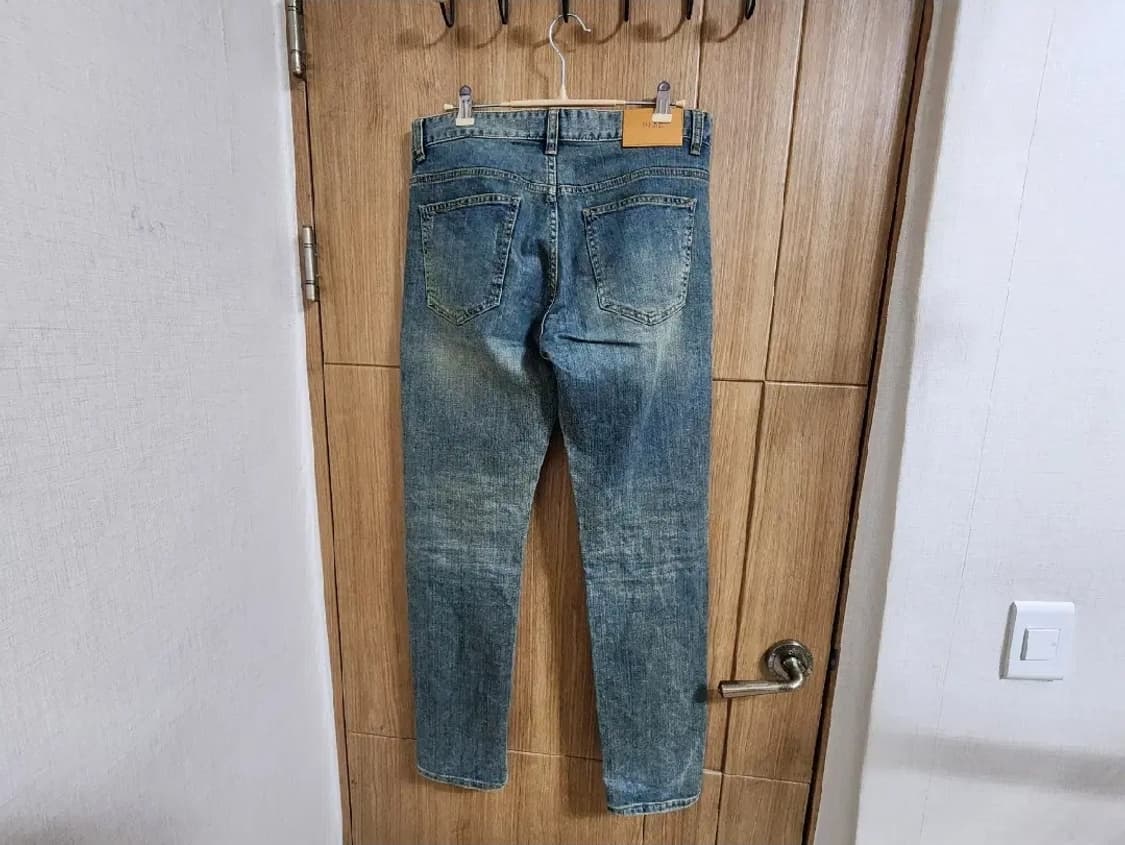 (31)PLAC 플랙 워싱 슬림 스트레이트 데님 팬츠 상품이미지3