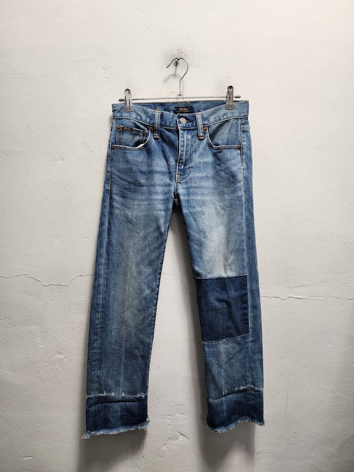 폴로 패치워크 데님 팬츠 상품이미지1