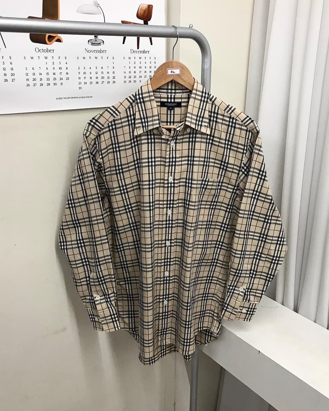 버버리 노바체크 셔츠 상품이미지1