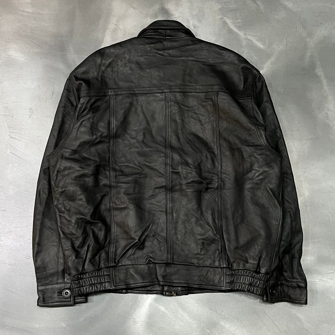  알랭 가바 카라 레더 블루종 y14901 상품이미지2