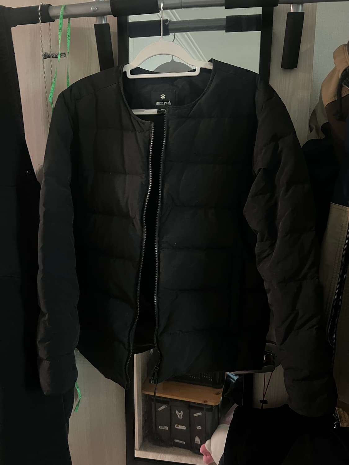 스노우피크 블랙 패딩 자켓 상품이미지1