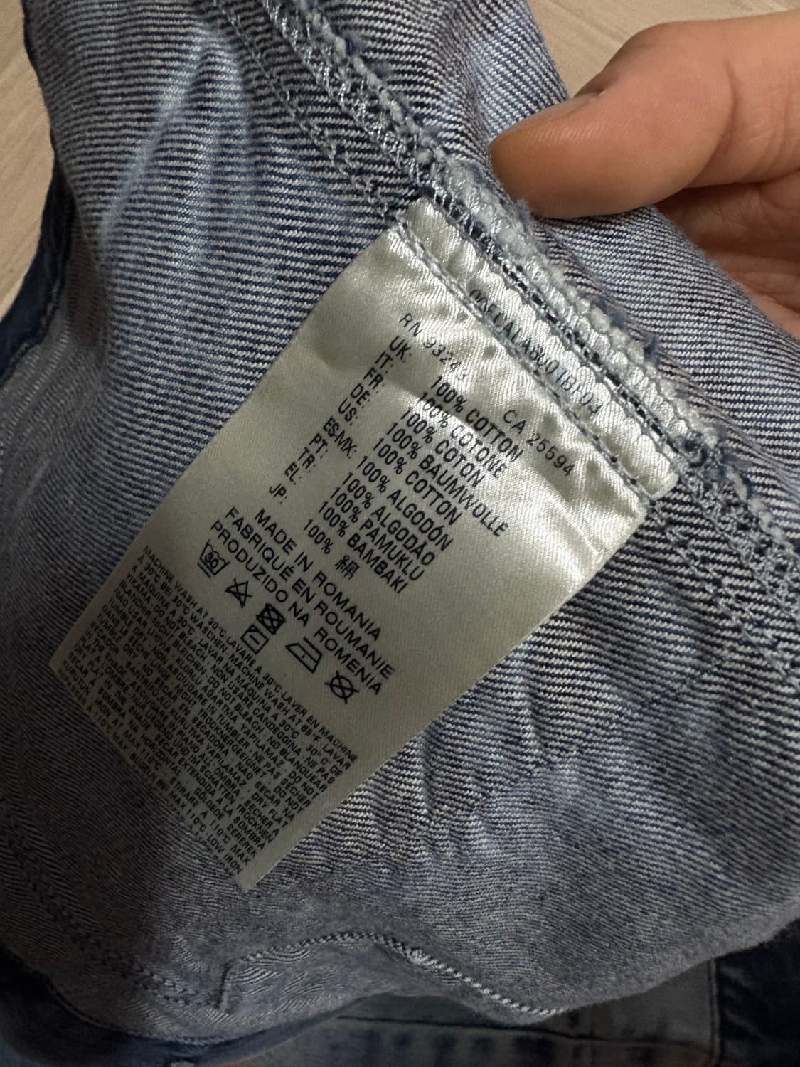 Diesel 디젤 데님 청자켓 상품이미지8