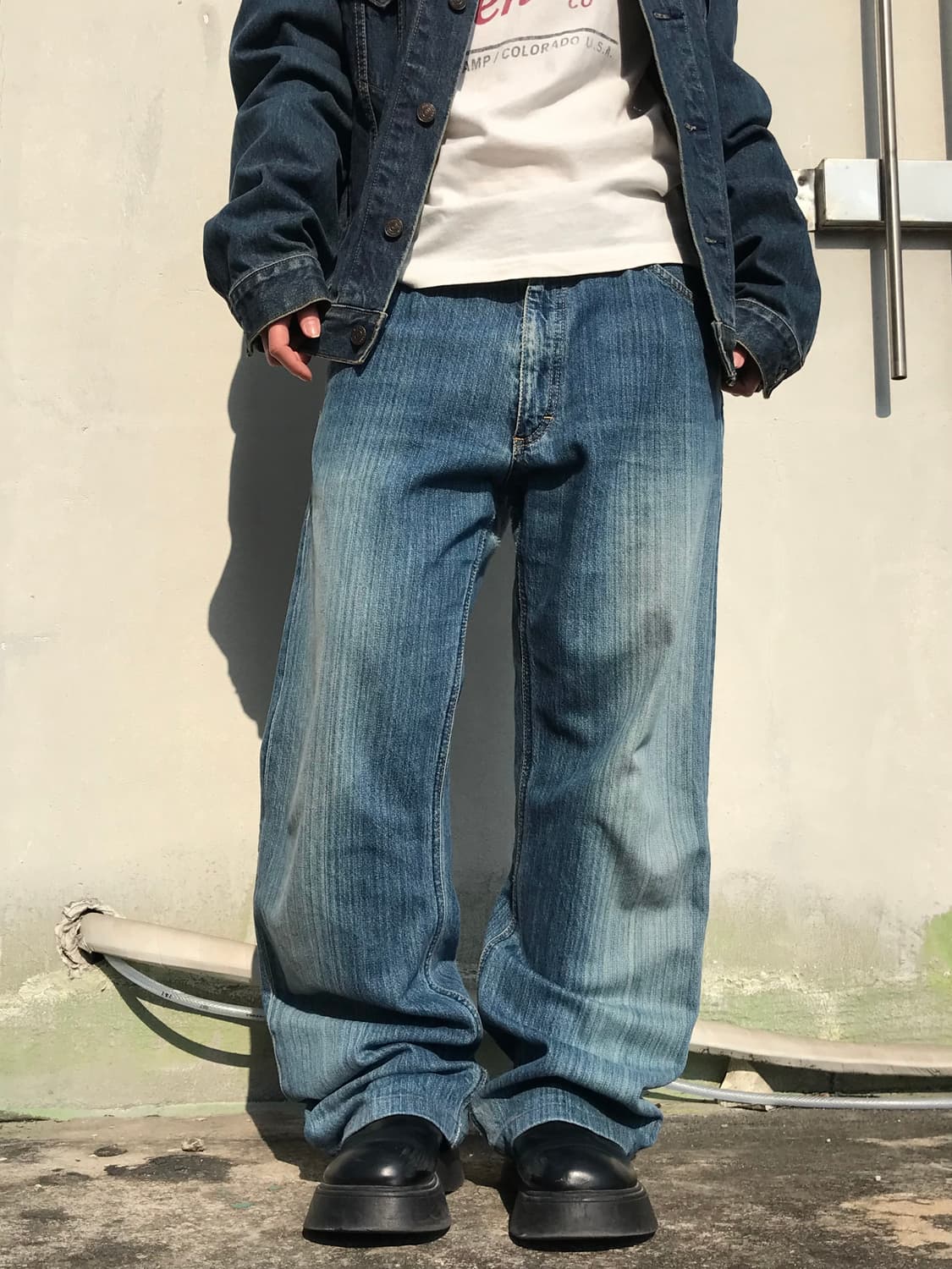 Lee 와이드 데님 팬츠 상품이미지2