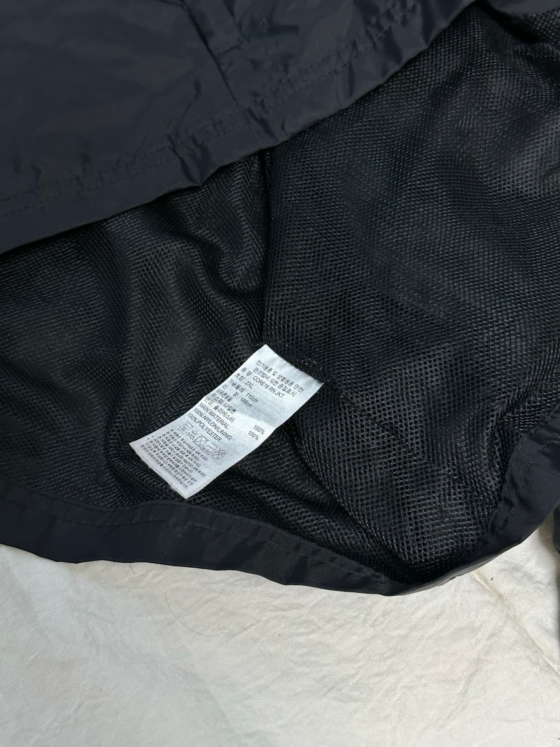 아디다스 레알마드리드 레인 코트 바람막이 라지 상품이미지5