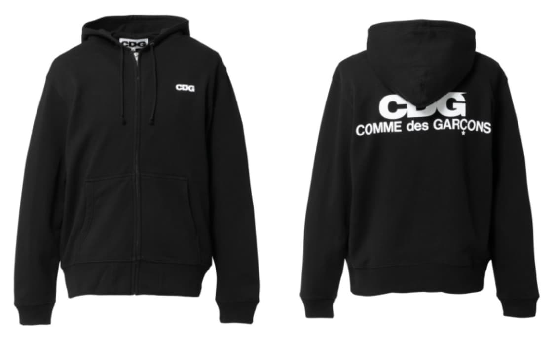 CDG 후드집업 새상품 xl 상품이미지1