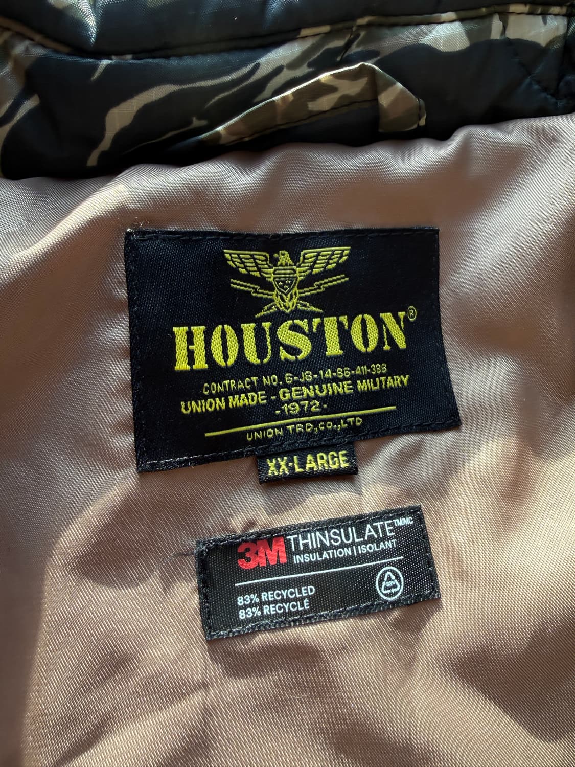 휴스턴 타이거카모 베트남 수베니어 자켓 2XL 상품이미지8