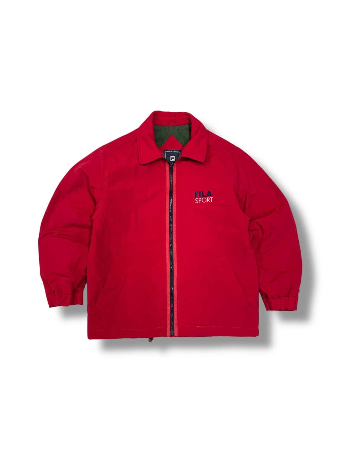 90s 휠라 스포츠 카라 자켓 (M)   상품이미지1