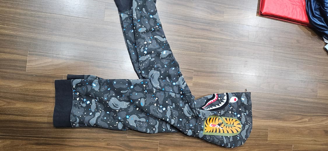 베이프 스페이스카모 후드집업 XL 상품이미지2