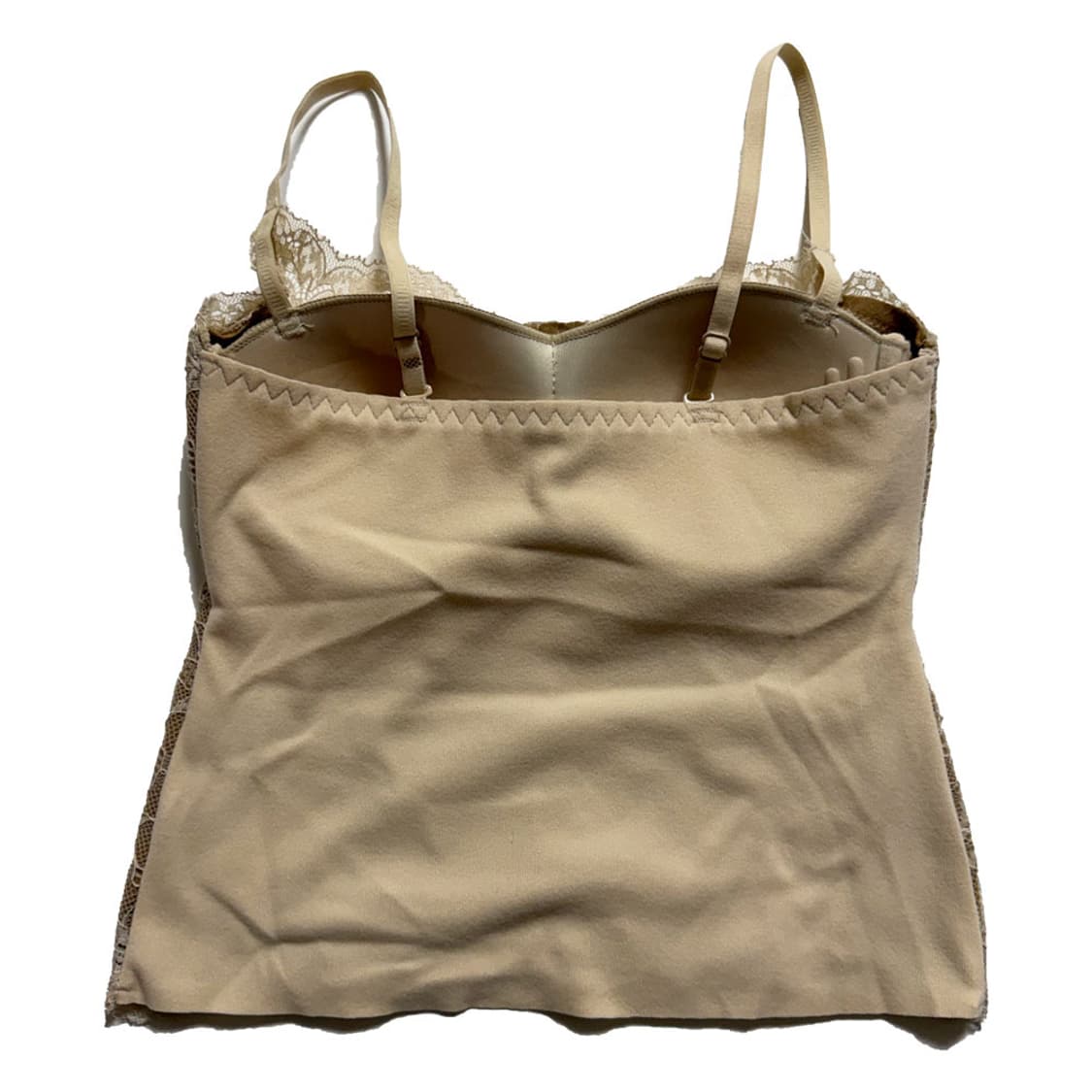 새상품 레이스 캡내장 끈나시 (베이지) 상품이미지2