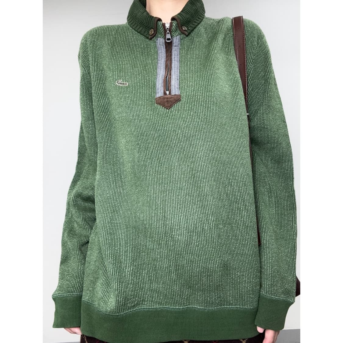 빈티지 골지 니트 맨투맨 상품이미지1