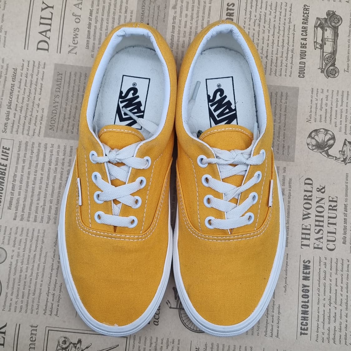 반스 에라 옐로우 여성스니커즈240 상품이미지2