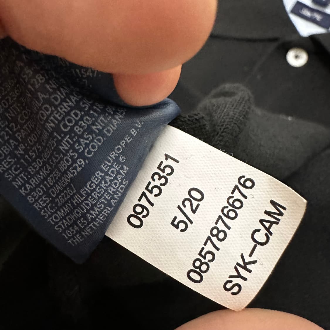 타미힐피거 카라티 반팔티셔츠 블랙 M 상품이미지8