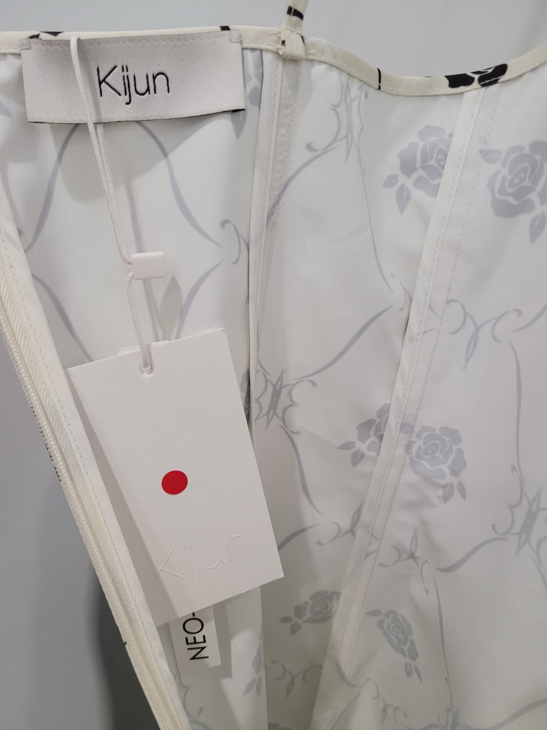 기준 kijun 와일드로즈 슬립 롱원피스 S사이즈 택달린새제품 상품이미지8