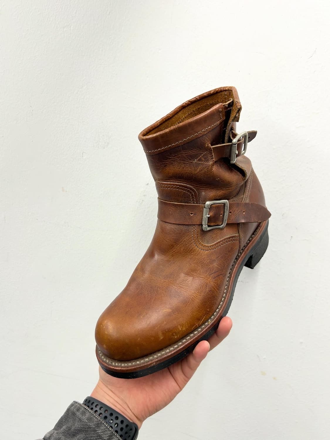 치페와 브라운 엔지니어드 부츠 8E, 260 상품이미지3