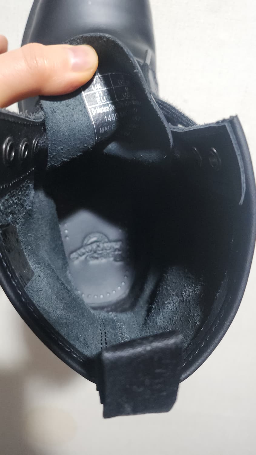 닥터마틴 1460 모노블랙 260 사이즈 상품이미지4