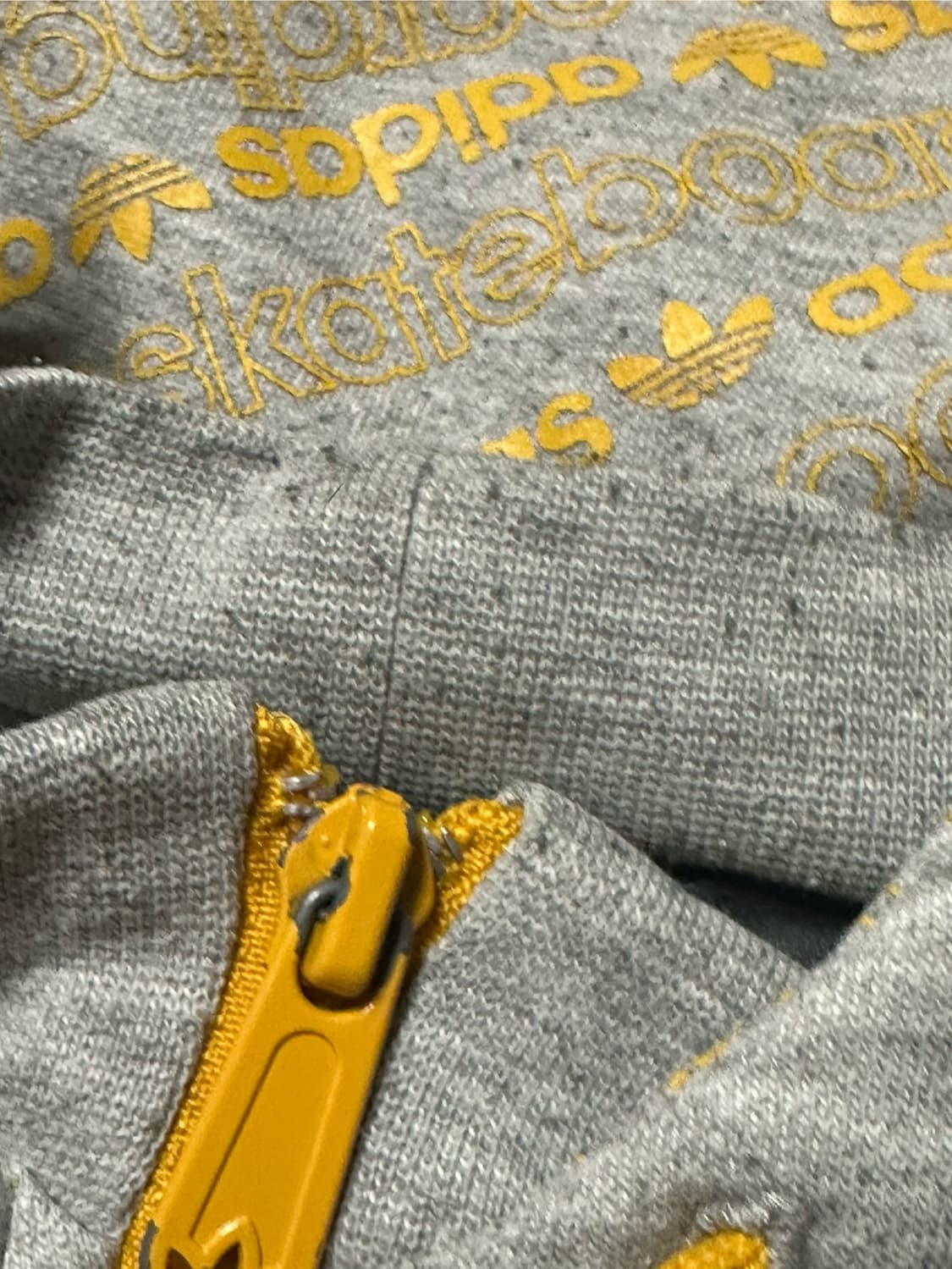 아디다스 yellow&grey 후드집업 상품이미지6