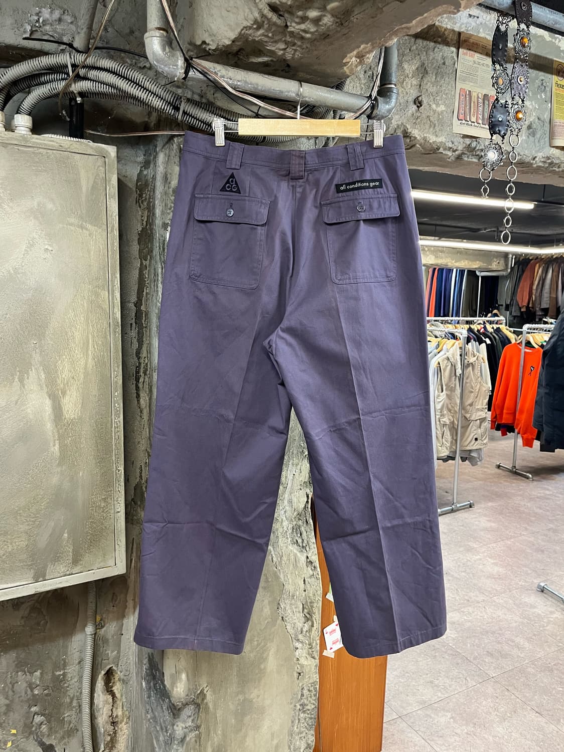 나이키 acg 코튼 팬츠 퍼플 90 #csz2344 상품이미지2