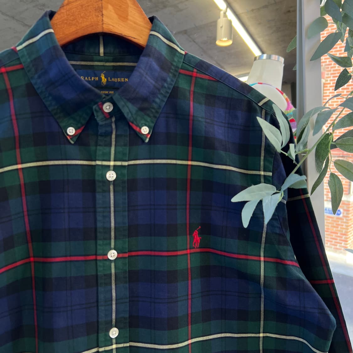 폴로 체크 셔츠  상품이미지3