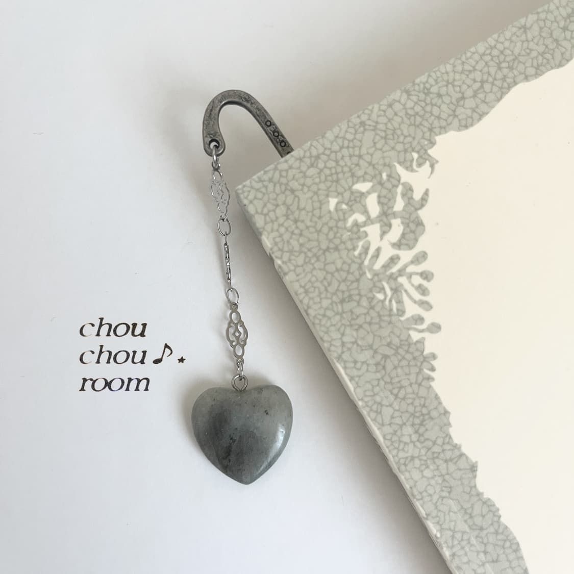 메탈 펜던트 책갈피 ⊰dreamy heart⊱ bookmark 상품이미지3