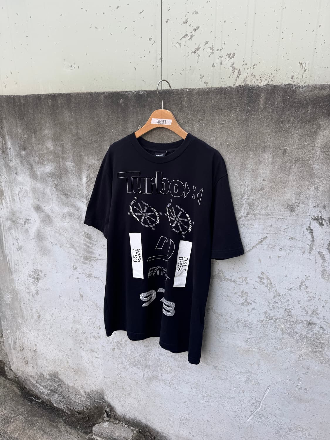 디젤 크루넥 반팔 티셔츠 상품이미지3