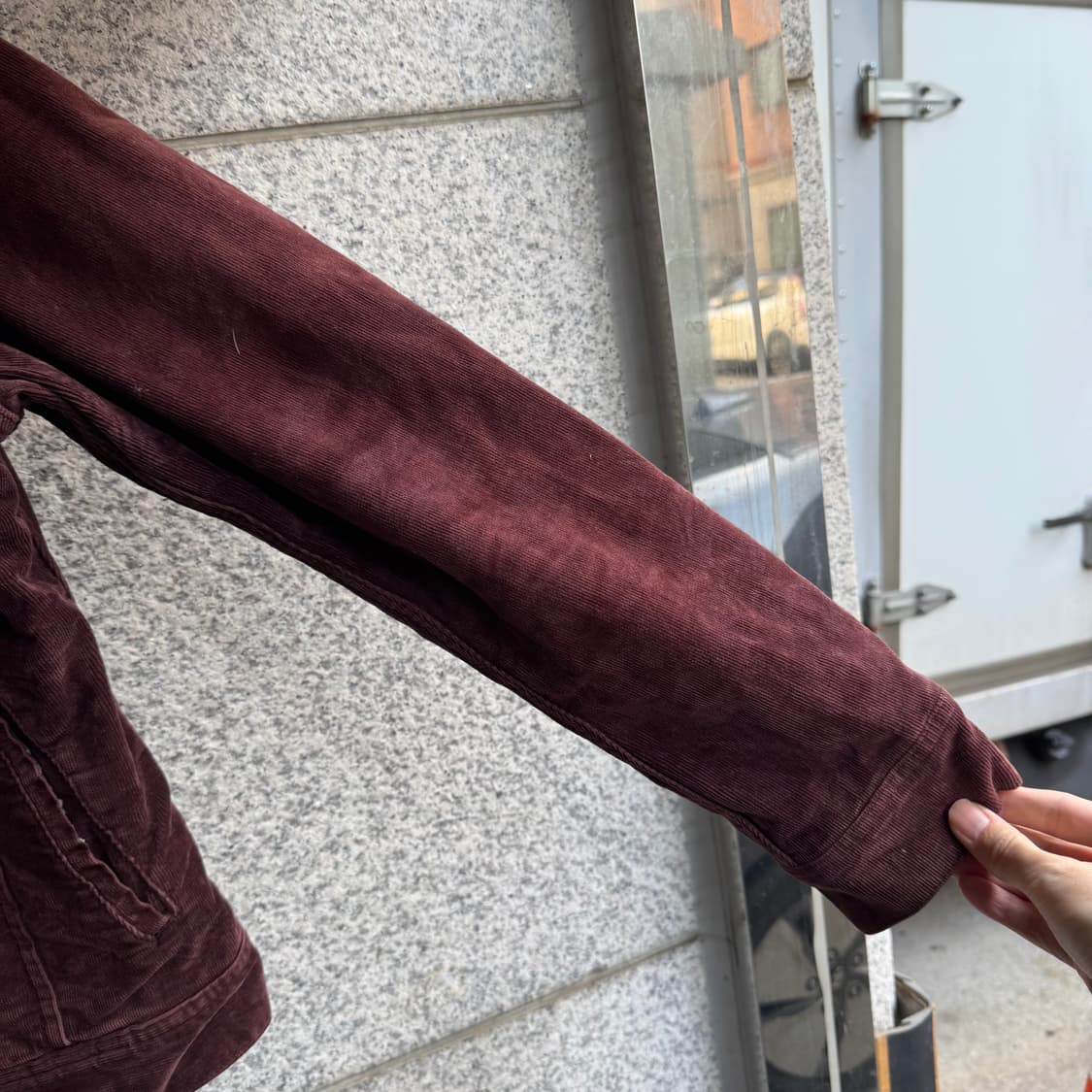 리 로고 코듀로이 쉐르파 트러커 자켓 상품이미지8