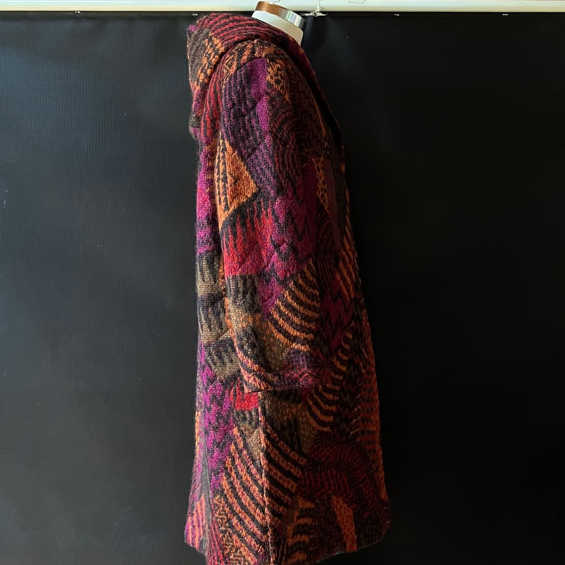  00s MISSONI 모헤어 시그니처 리버시블 코트  상품이미지4