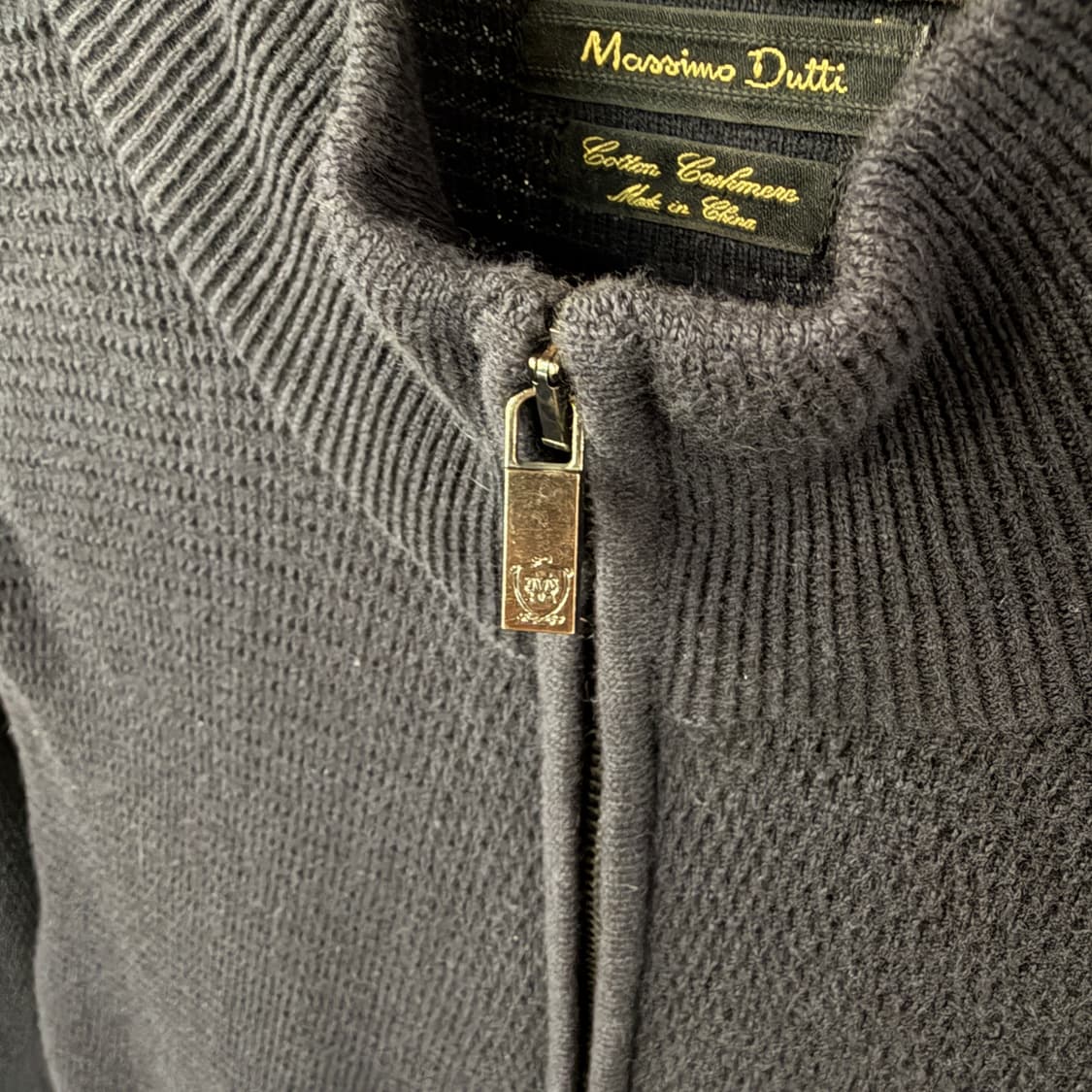 [M] 마시모두띠 캐시미어 니트집업 상품이미지5