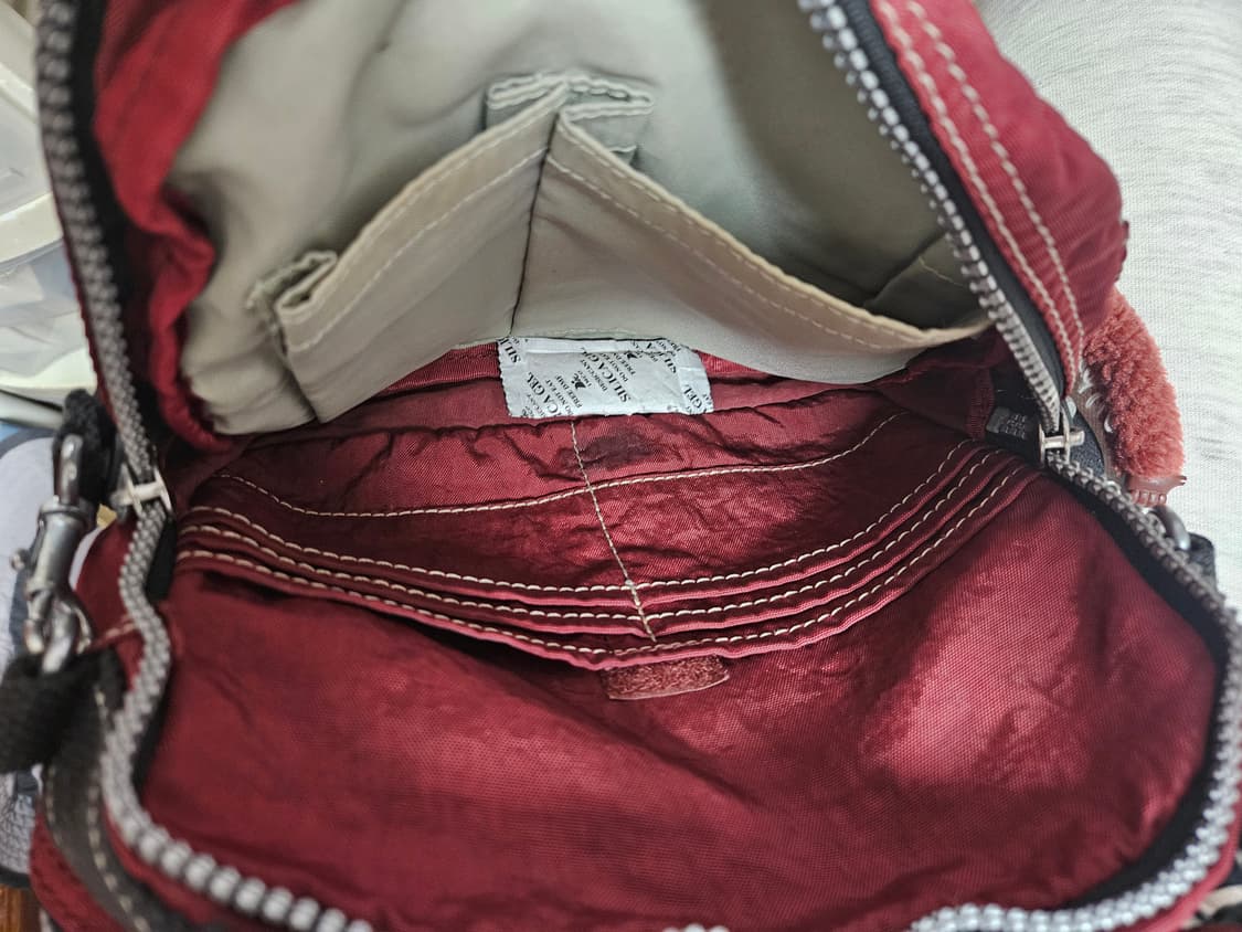 키플링 가방 크로스백/버건디 와인컬러 상품이미지9