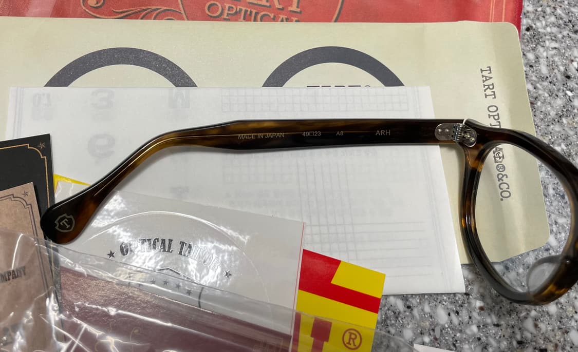 타르트 옵티컬 아넬 헤르티지 49사이즈 A8 새상품 상품이미지7