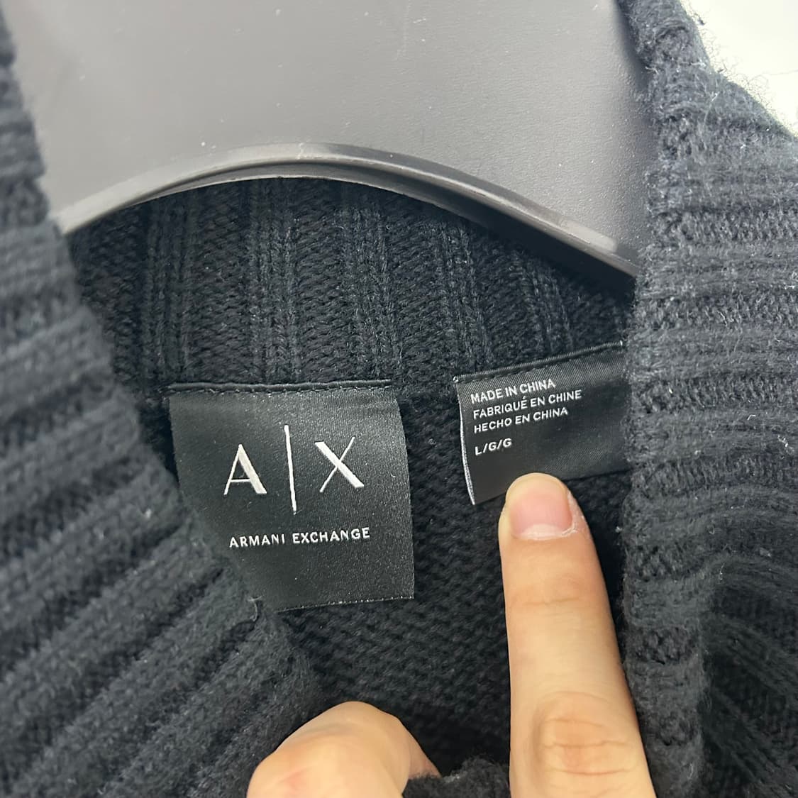아르마니 익스체인지 니트 자켓 상품이미지7