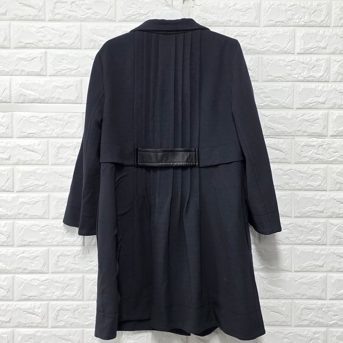 택포_ 띠어리 네이비 트렌치 코트 M 상품이미지4