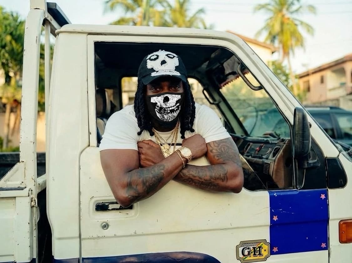 Misfits 페이스  프린트 마스크 상품이미지3