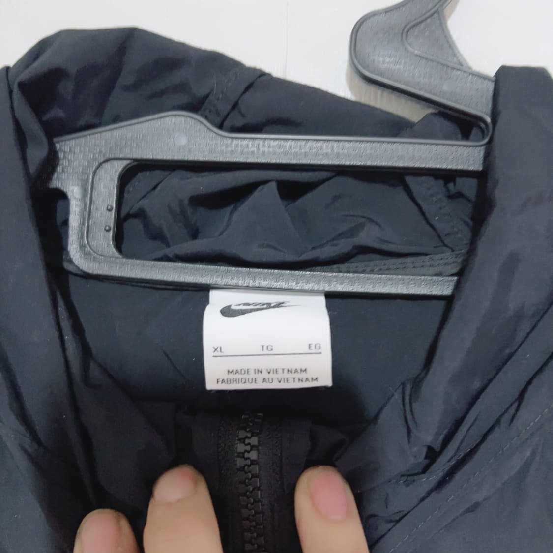 나이키 블랙 프린팅 얇은 봄 아노락 상품이미지4