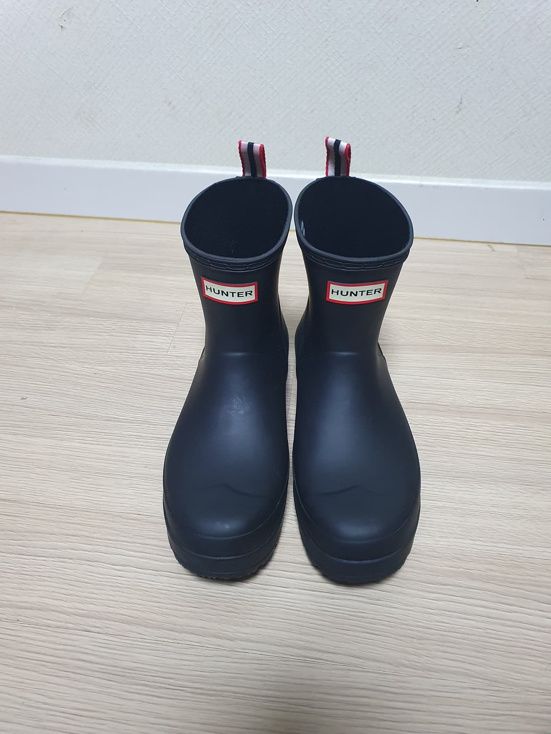 헌터 레인부츠 블랙 숏 부츠 255~60 상품이미지3