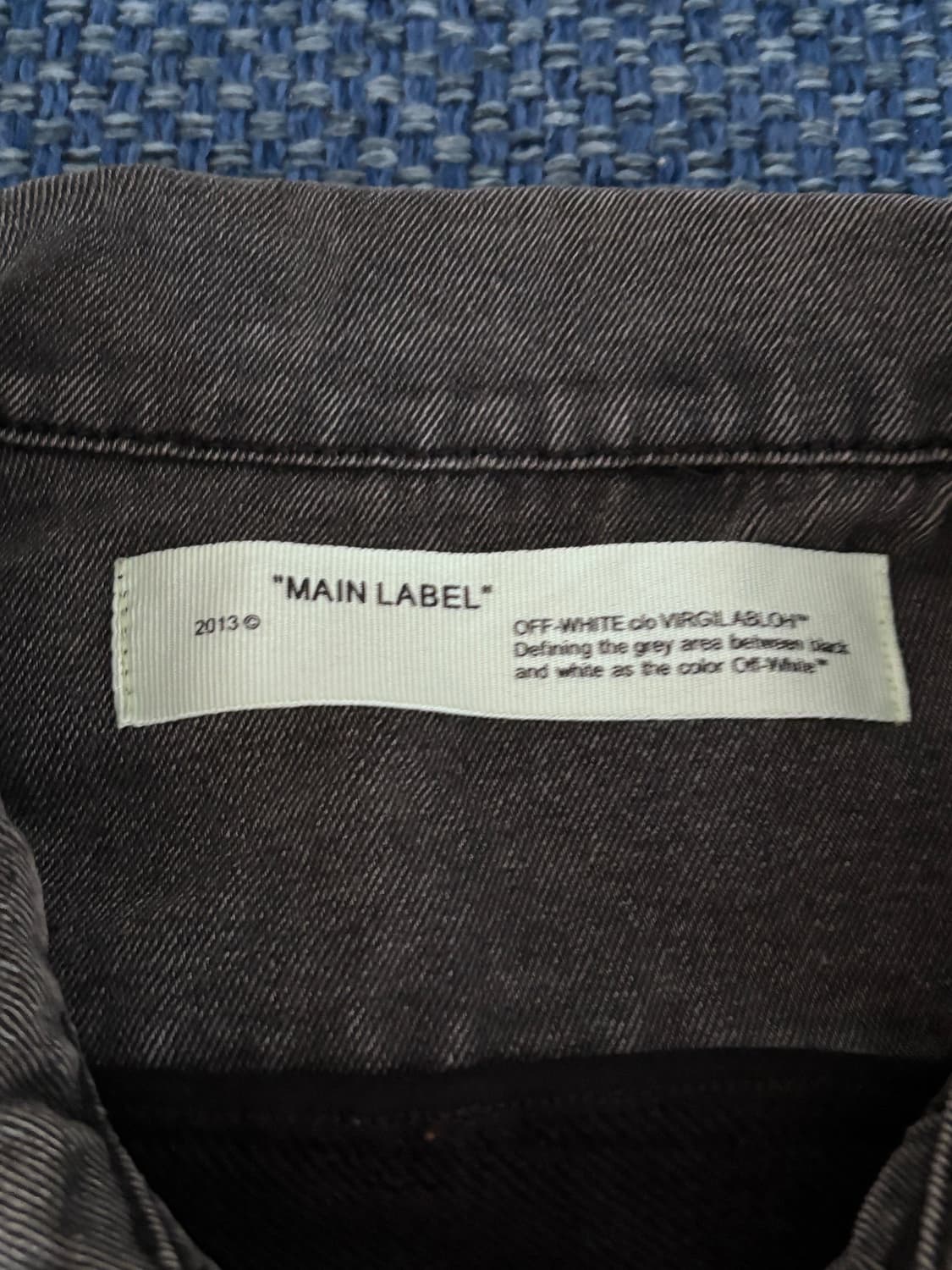 버질 아블로 오프화이트 데님자켓 급처 상품이미지8