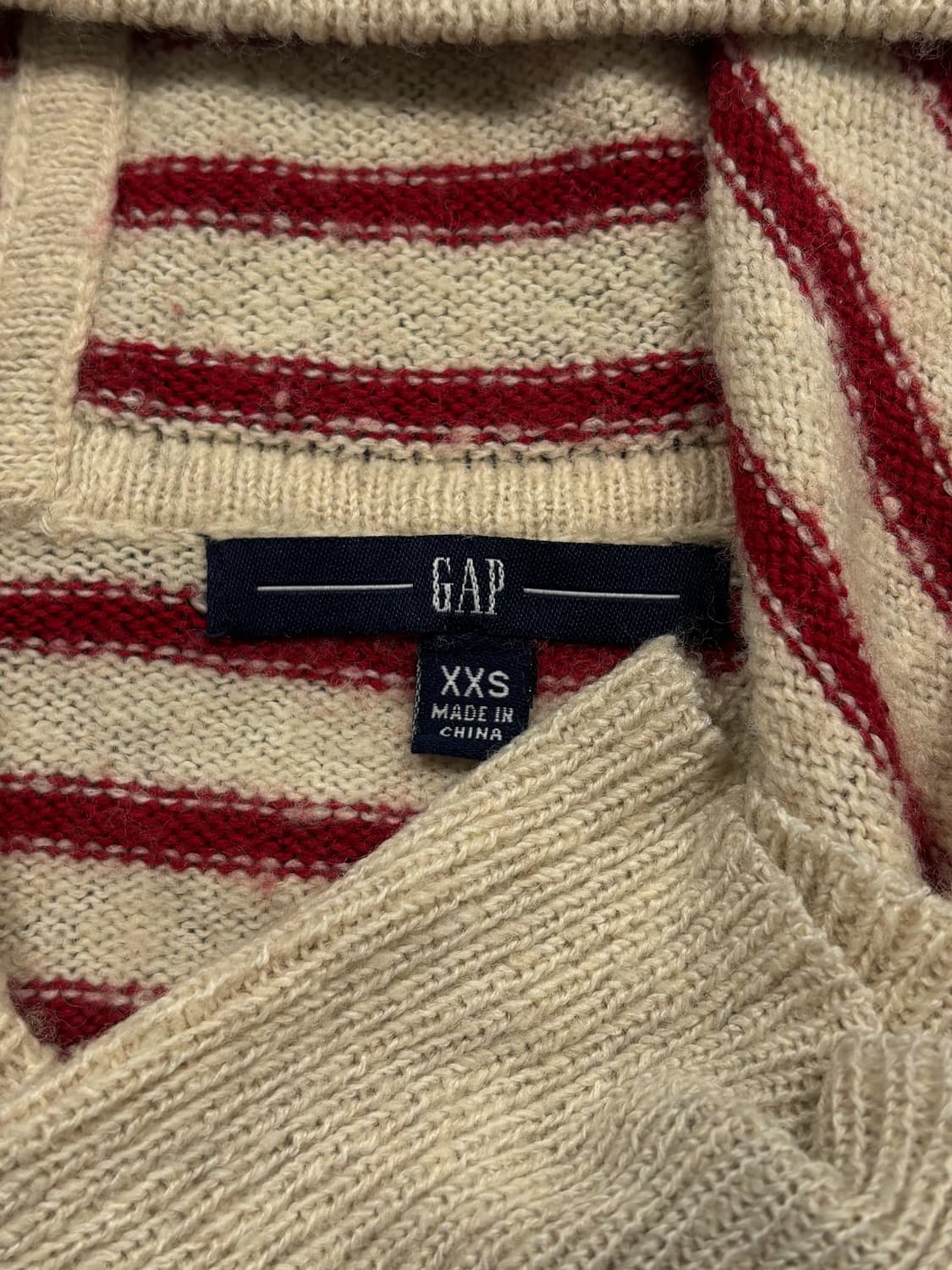 갭 스트라이프 니트 후드집업 상품이미지7