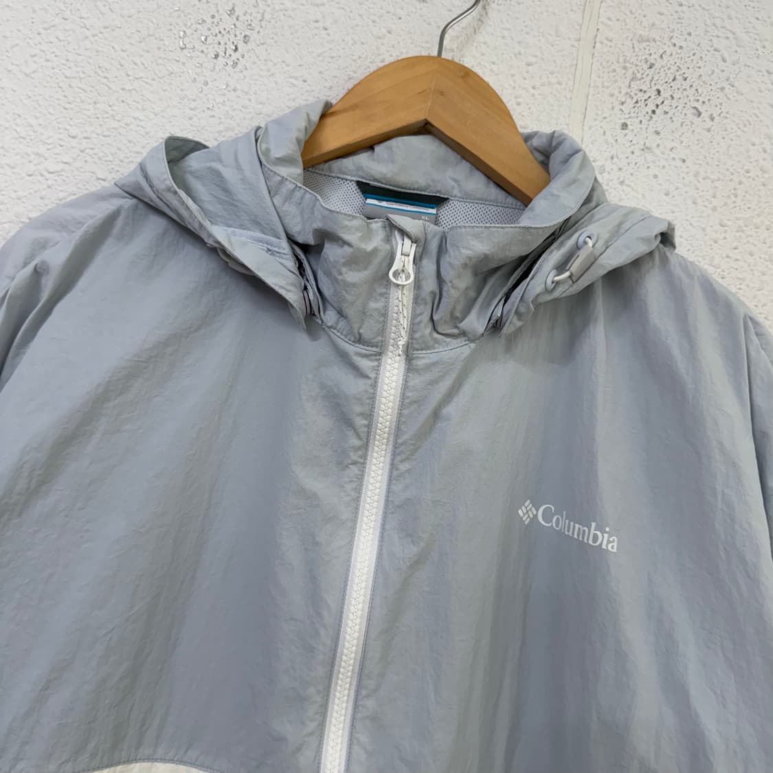 [XL] 컬럼비아 남성 배색 후드 우븐 바람막이 자켓 1856 상품이미지4