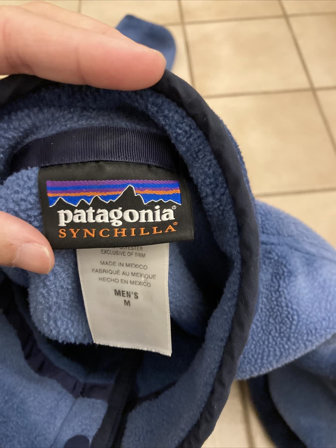15SS 파타고니아 신칠라 스냅-T 블루/네이비 상품이미지6