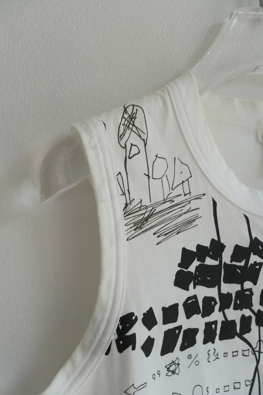 Noir Kei Ninomiya graphic tank top 상품이미지5