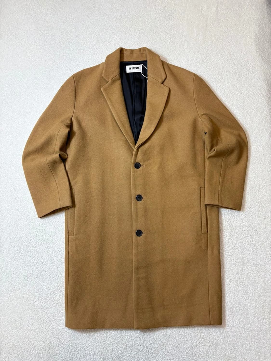 인사일런스 캐시미어블렌드 카멜 롱 코트 PN6294 상품이미지1