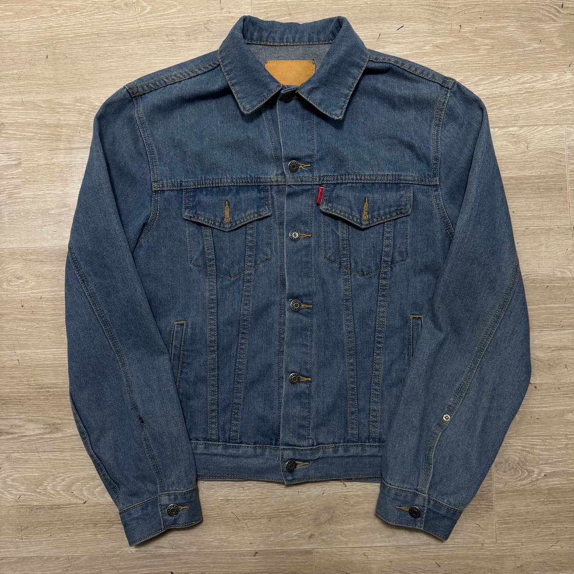 빈티지 워싱 데님 자켓 상품이미지1