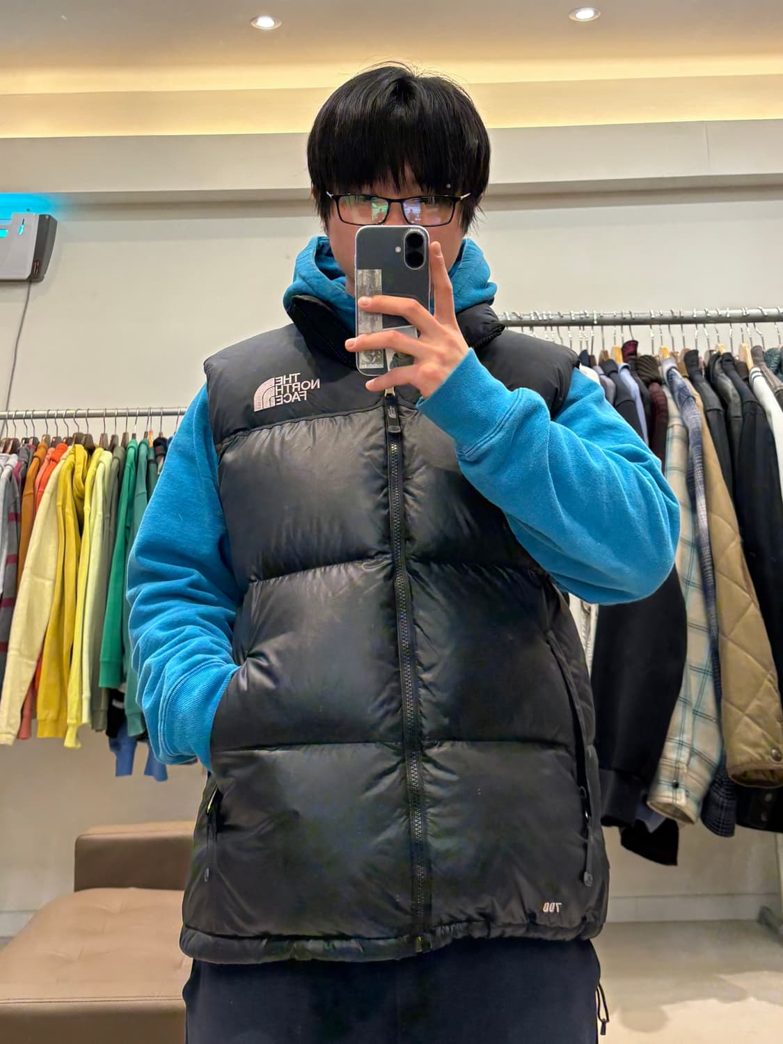 노스페이스 눕시 700 패딩 베스트 상품이미지8