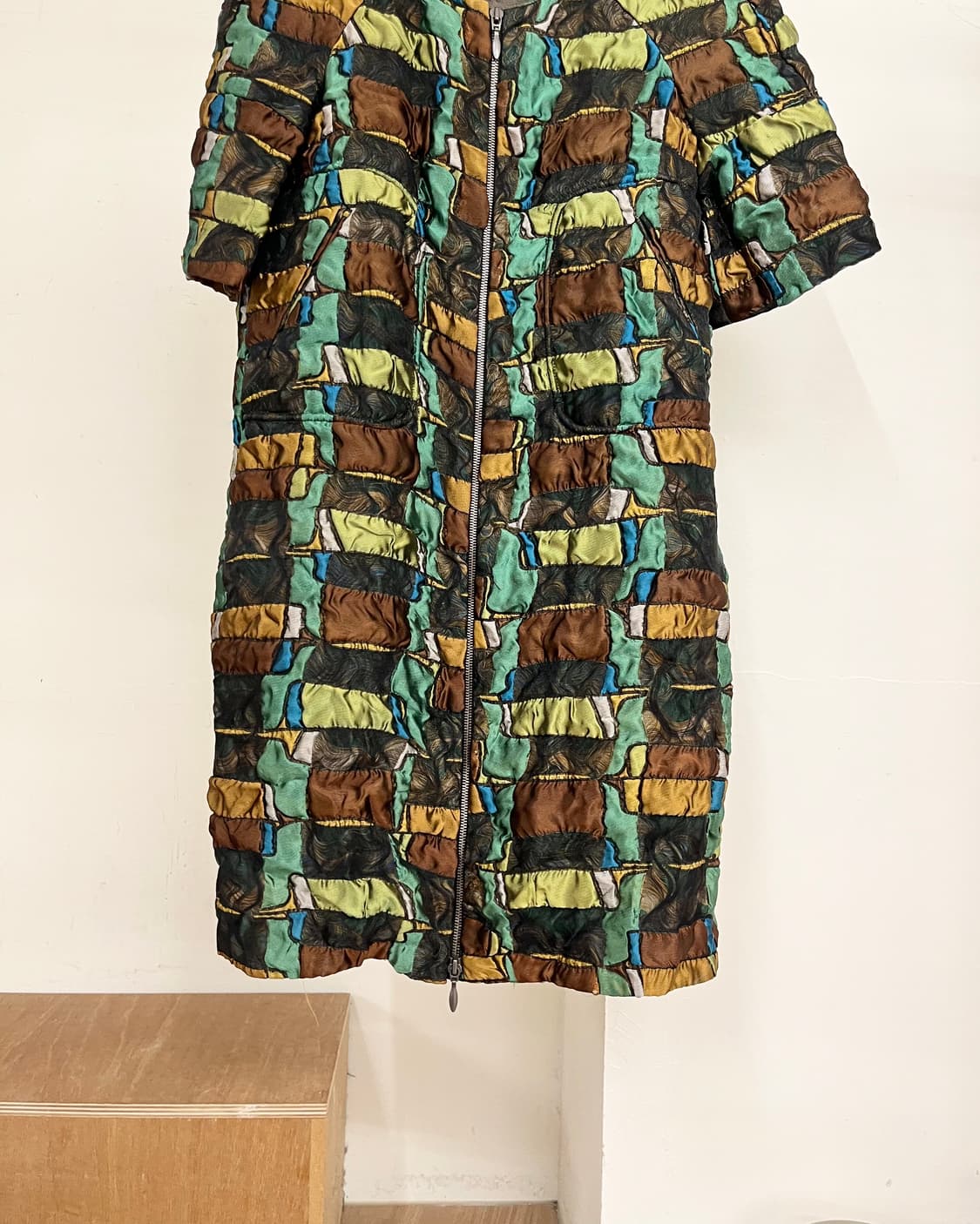 마르니 멀티컬러 패치워크 브로케이드 코트 드레스 상품이미지5