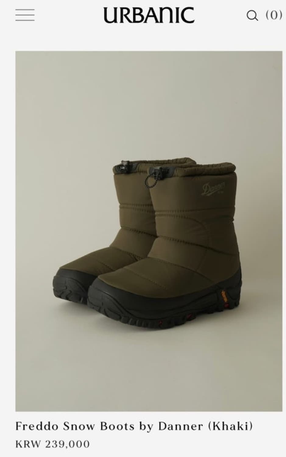 얼바닉30 대너 스노우 부츠 블랙 240 새상품 상품이미지6